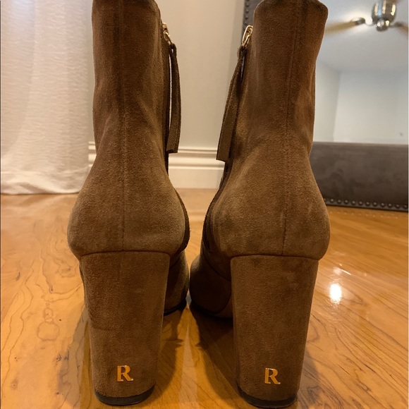 Rouje Brown Suede Ankle Boot - Picture 2 of 7